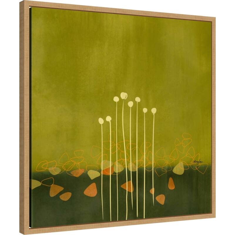 River Rocks No. 2 by Evelia Designs Framed Canvas Wall Art Print