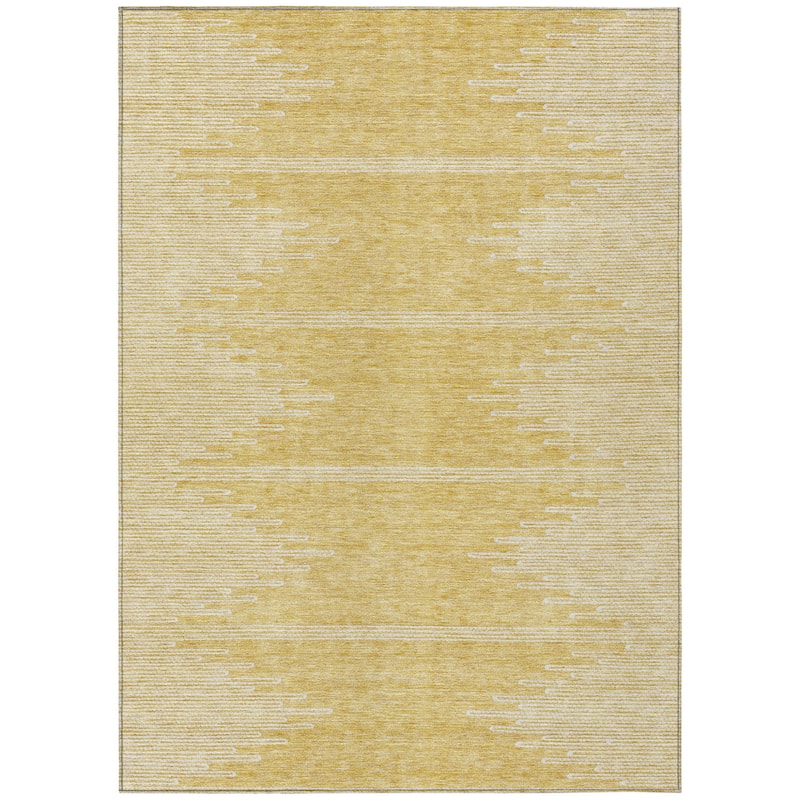 HomeRoots Abstract Transitional Rectangle Outdoor Rug