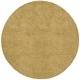 preview thumbnail 51 of 218, Handmade Jefferson Felted Wool Plush Area Rug 10' Round/Surplus - Yellow - Runner/Round