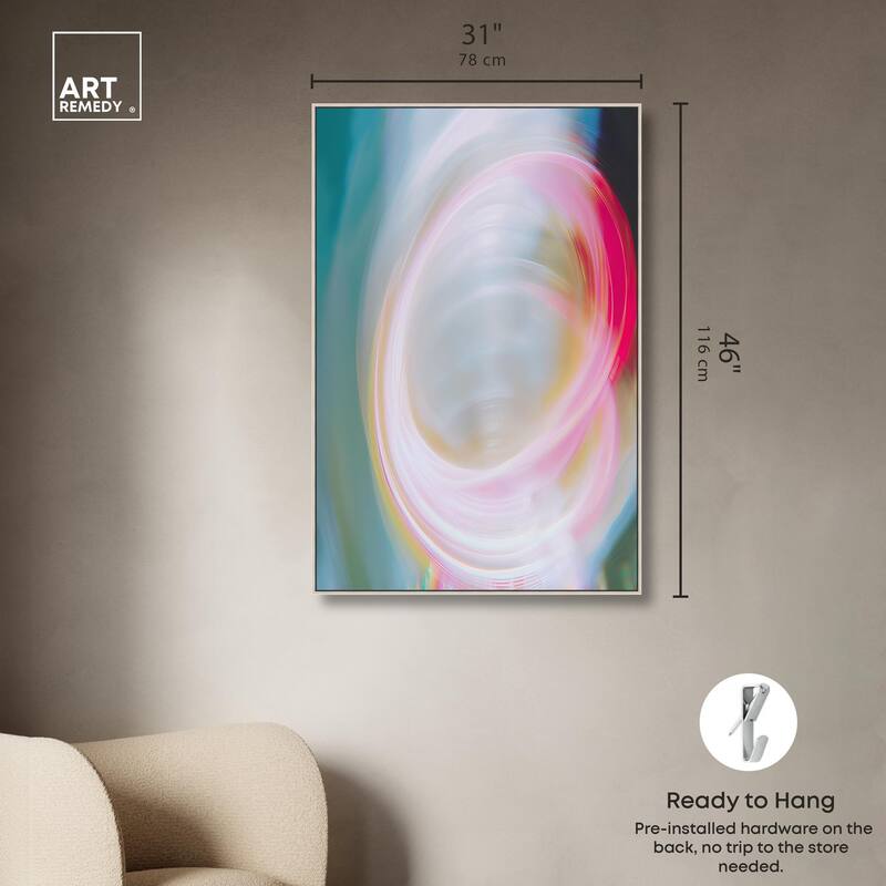Swirling Light III Canvas by Art Remedy