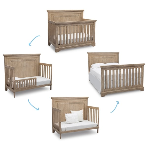 Simmons rustic grey sales crib