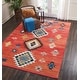 preview thumbnail 15 of 35, Nourison Tribal Decor Aztec Geometric Area Rug 7'10" x 10'9" - Red - Runner/Rectangle