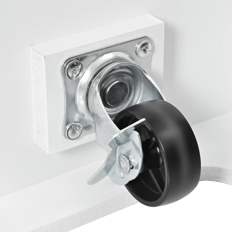 55.75'' Kitchen Island with 2 Drop Leaf, Rolling Wheels, Power Outlet, Spice & Towel Rack and 3 Drawers