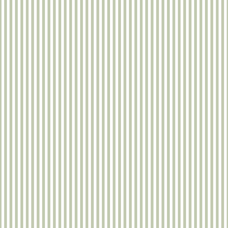 Galerie Wallcoverings Little Explorers 2 Small Stripe Non-woven Matte Wallpaper Roll - 33 feet x 21 inches - Green