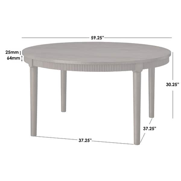 Lifestorey Astoria 59" Fluted Dining Table