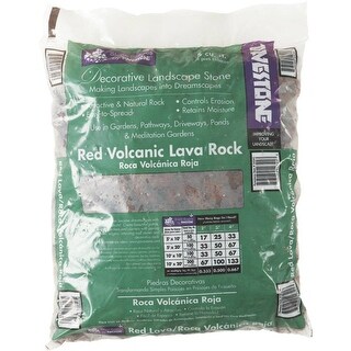 Shop Pavestonea 54341 Red Volcanic Lava Rock 0 5 Cu Ft Free