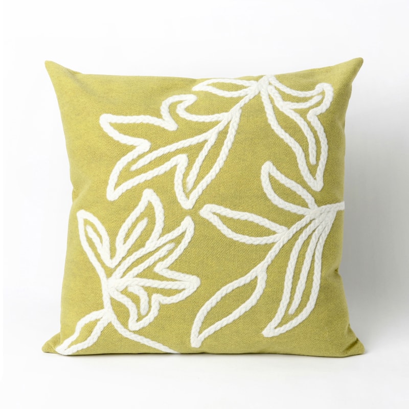 Liora Manne Visions I Windsor Indoor/Outdoor Pillow Lime 20" Square