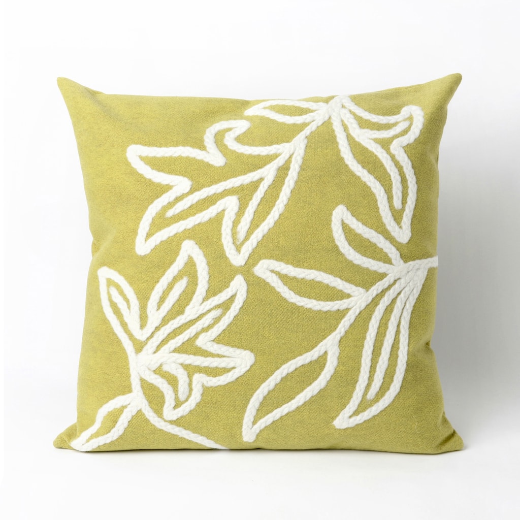 Liora Manne Visions I Windsor Indoor/Outdoor Pillow Lime 20" Square