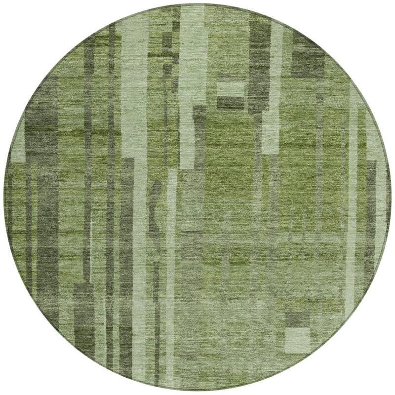 HomeRoots Striped Transitional Rectangle Outdoor Rug