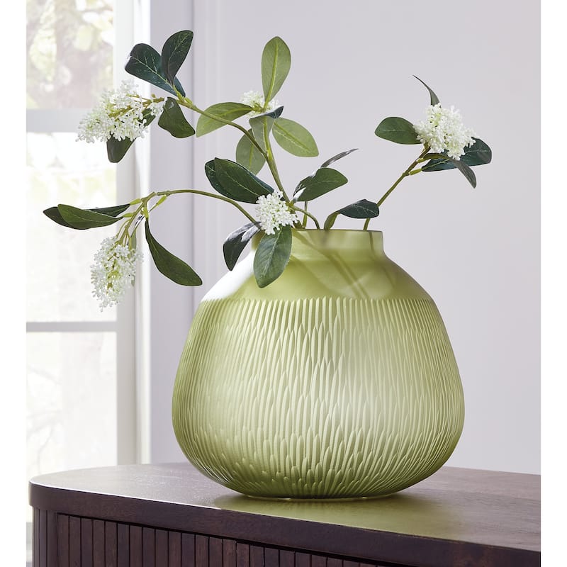 Signature Design by Ashley Scottyard Olive Green Vase
