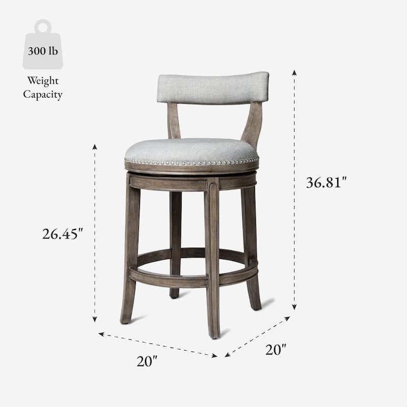 Maven Lane Alexander Swivel Kitchen Stool