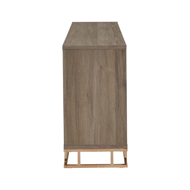 Kew Champagne Gold Finish Cabinet Sideboard by iNSPIRE Q Bold