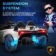 preview thumbnail 3 of 7, 12V Lamborghini Veneno Licensed Electric Ride-On Car - White with Bluetooth, Remote Control, Butterfly Doors & Suspension