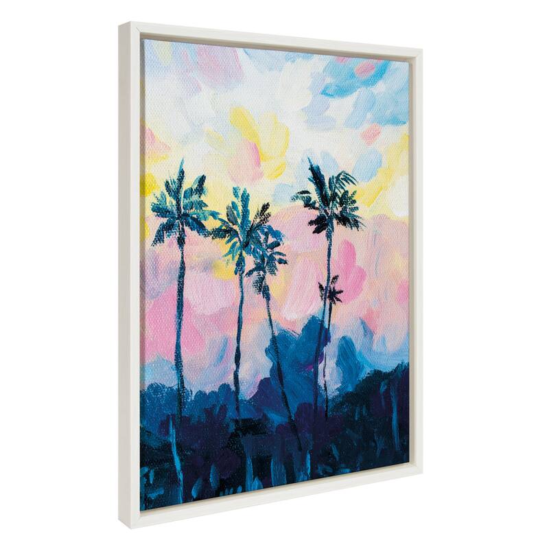 Kate and Laurel Sylvie Apache Junction Sunset Framed Canvas by Rachel Christopoulos
