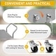 preview thumbnail 3 of 6, 80 QT Gray Detachable Outdoor Cooler Cart - 80QT