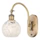 Option Brushed Brass / White Mouchette