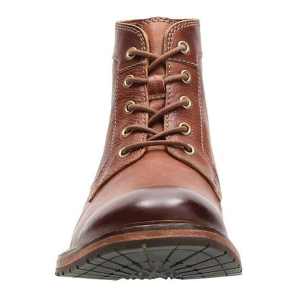 clarkdale bud dark tan leather
