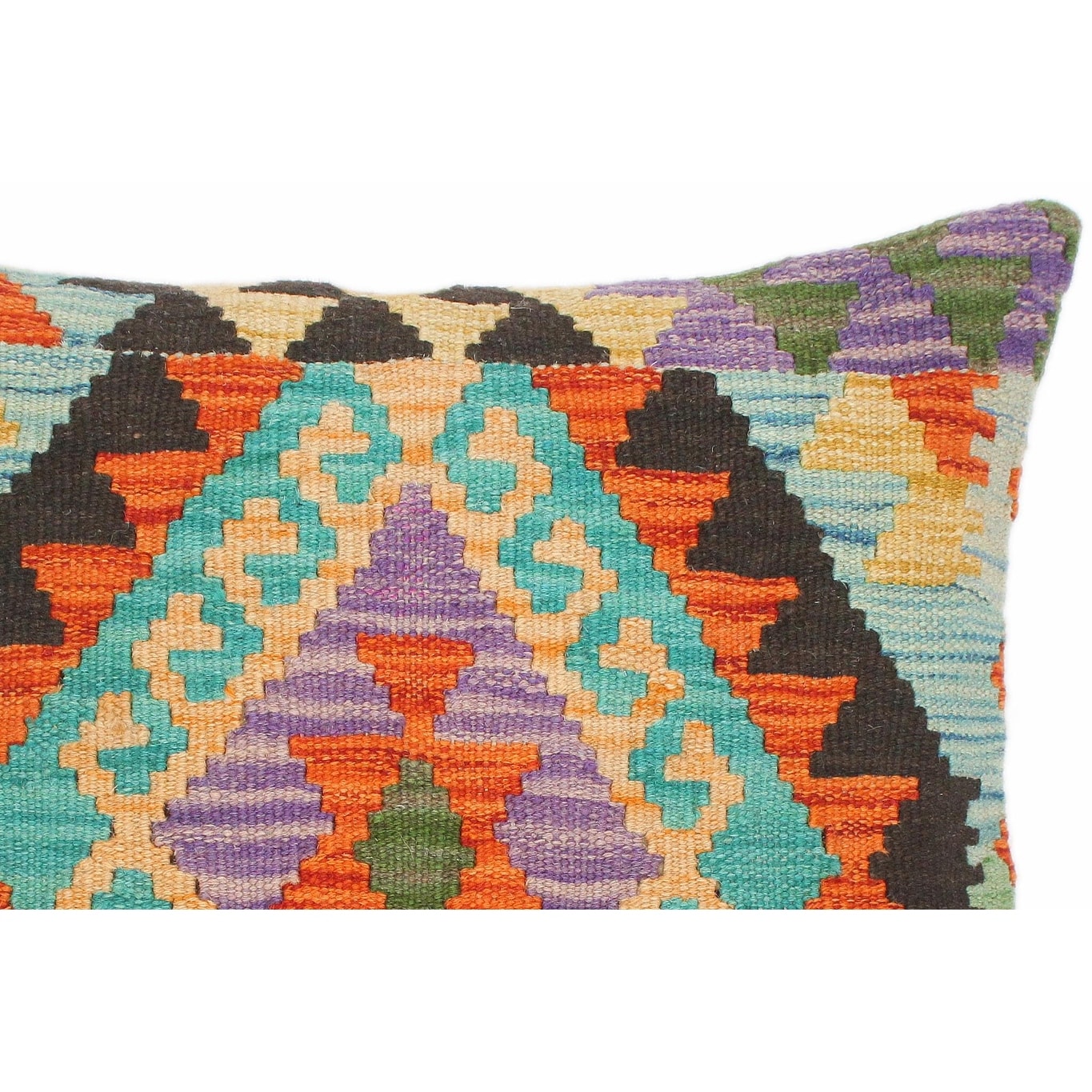 Tribal Everette Hand Woven Turkish Kilim Throw Pillow 18 In X 18 In On Sale Overstock 32524913