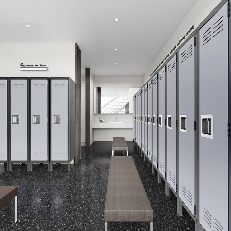 Metal Locker 1 Doors - N/A