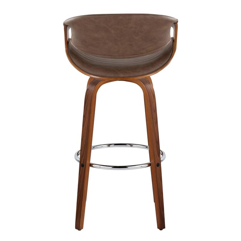Carson Carrington Kanteborg 30" Fixed-Height Bar Stool with Round Footrest (Set of 2)