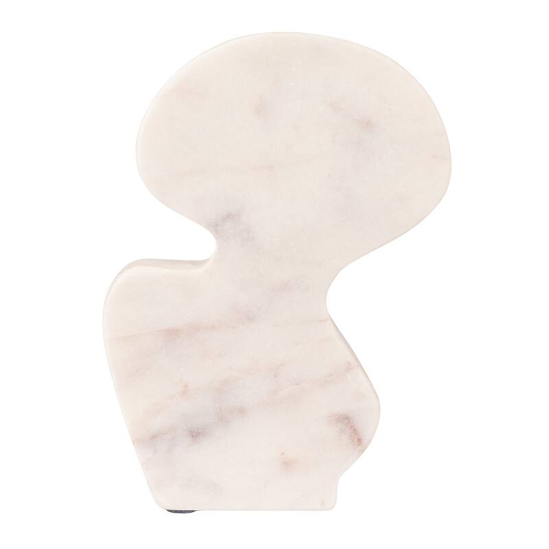 Decorative Abstract Marble Sculptures - 6.5"L x 1.5"W x 5.0"H
