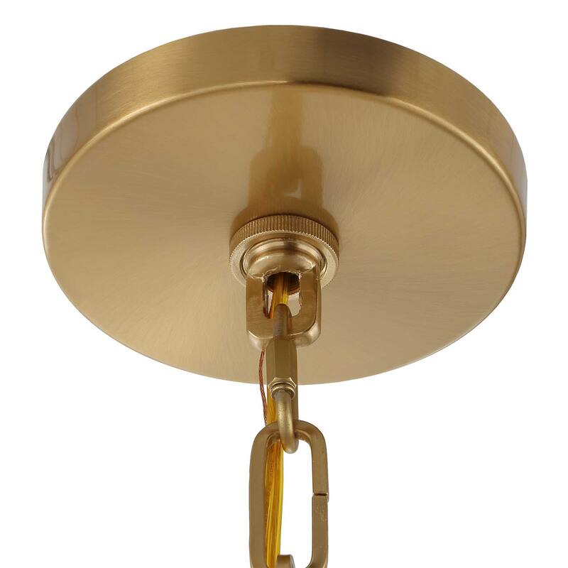 Uttermost Montreal 4 Light Brass Lantern Pendant - 13.875"W x 13.875"D x 27.75"H
