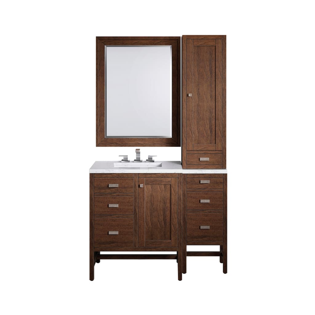 James Martin Vanities E444-V30GP-A-EJP Addison 48" Single Basin Poplar