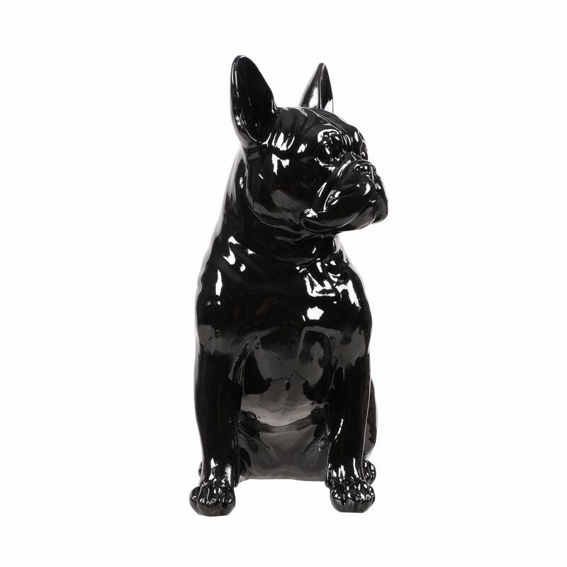 French Bulldog Figurine - 9.75" - Black