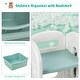 preview thumbnail 10 of 20, Costway Kids Toy Storage Organizer w/Bins & Multi-Layer Shelf for