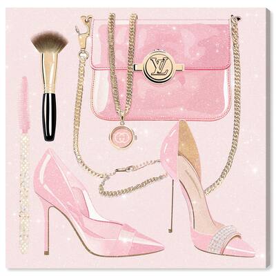 Her Favorite Choices Canvas by Art Remedy, Gallery Wrapped
