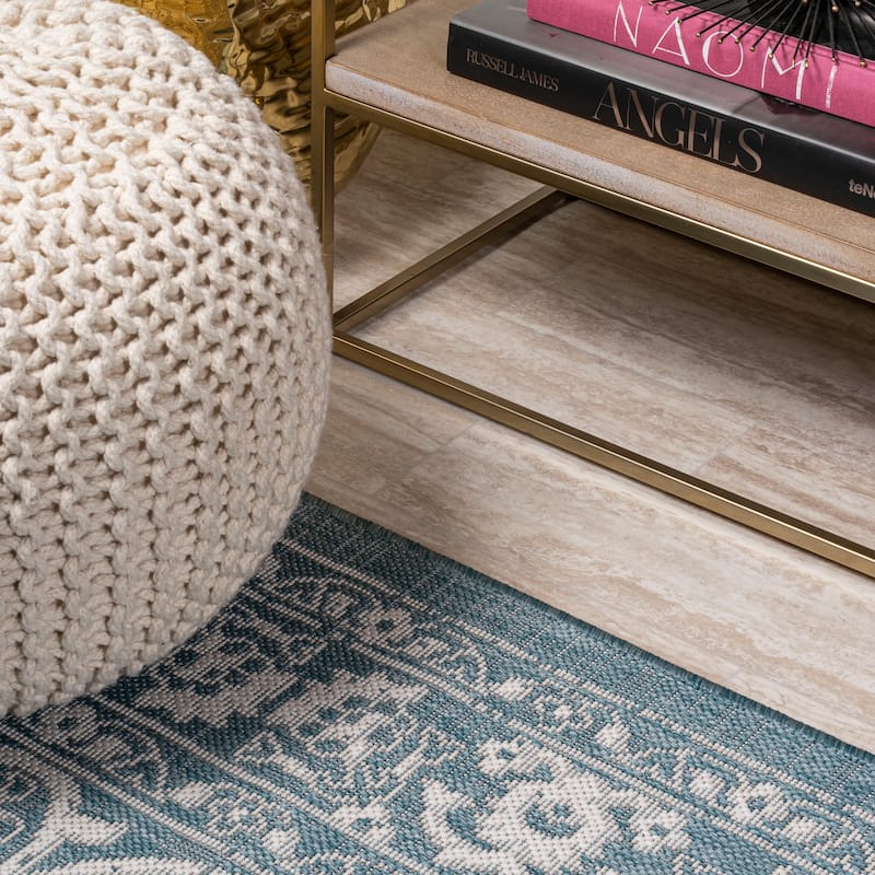 JONATHAN Y Tuscany Filigree Indoor/Outdoor Area Rug