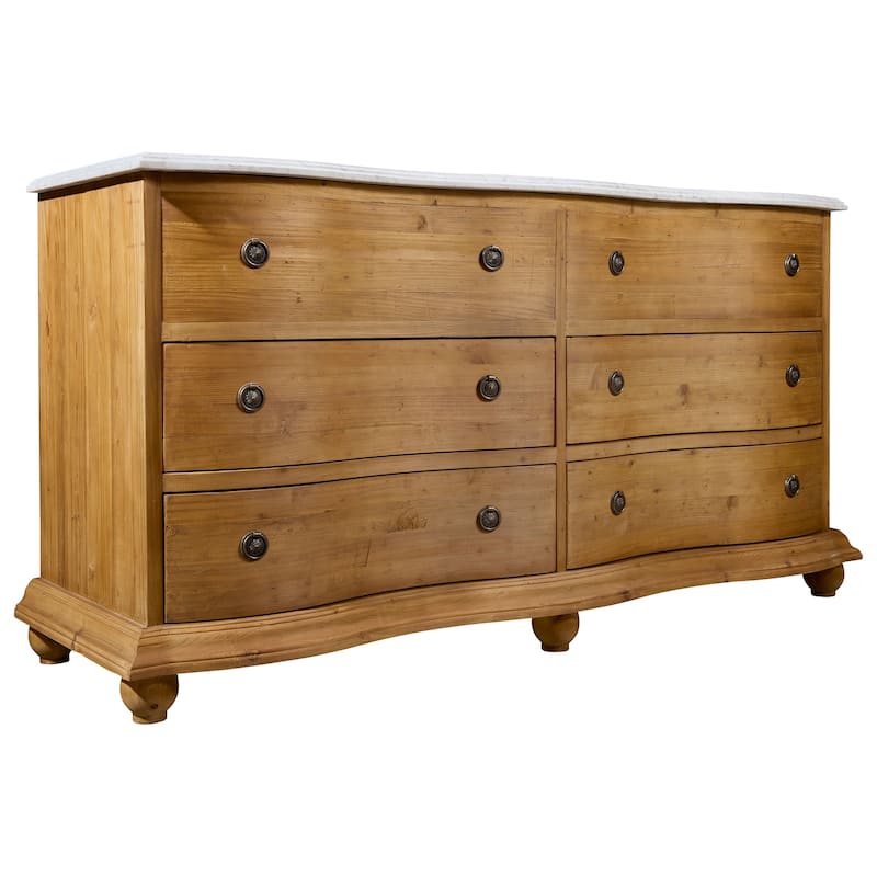 Reclaimed Pine Double Serpentine Vanity