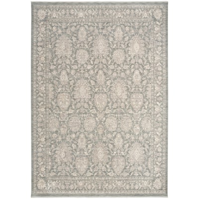 Nourison Shadows Indoor only Green Persian Area Rug