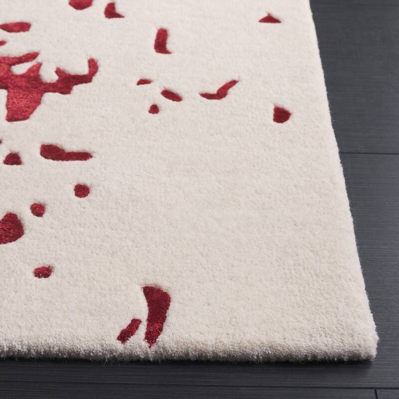 SAFAVIEH Handmade Fifth Roselette Avenue Modern Abstract Wool Rug