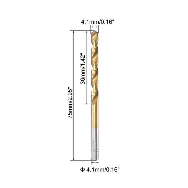 HSS Straight Shank Twist Drill Bit Fully Ground - Bed Bath & Beyond ...