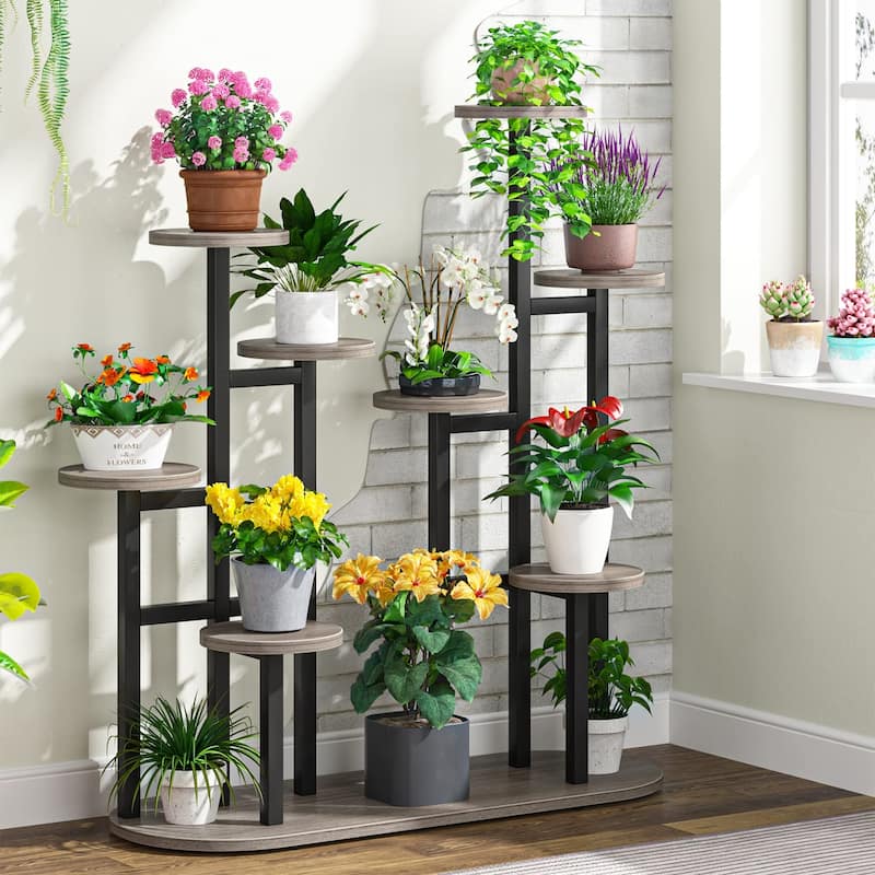 Multi-Tiered Plant Stand Plant Shelf Rack Indoor for Garden