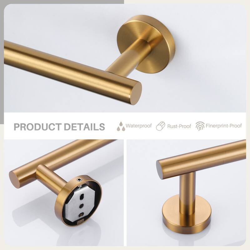 WOWOW Mutiple length Wall Mounted Stainless Steel Towel Bar
