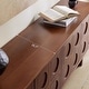 preview thumbnail 6 of 9, 78.74 Mid-Century Brown Solid Wood TV Cabinet, Modern Media Console for Livingroom, Pre-Assembled