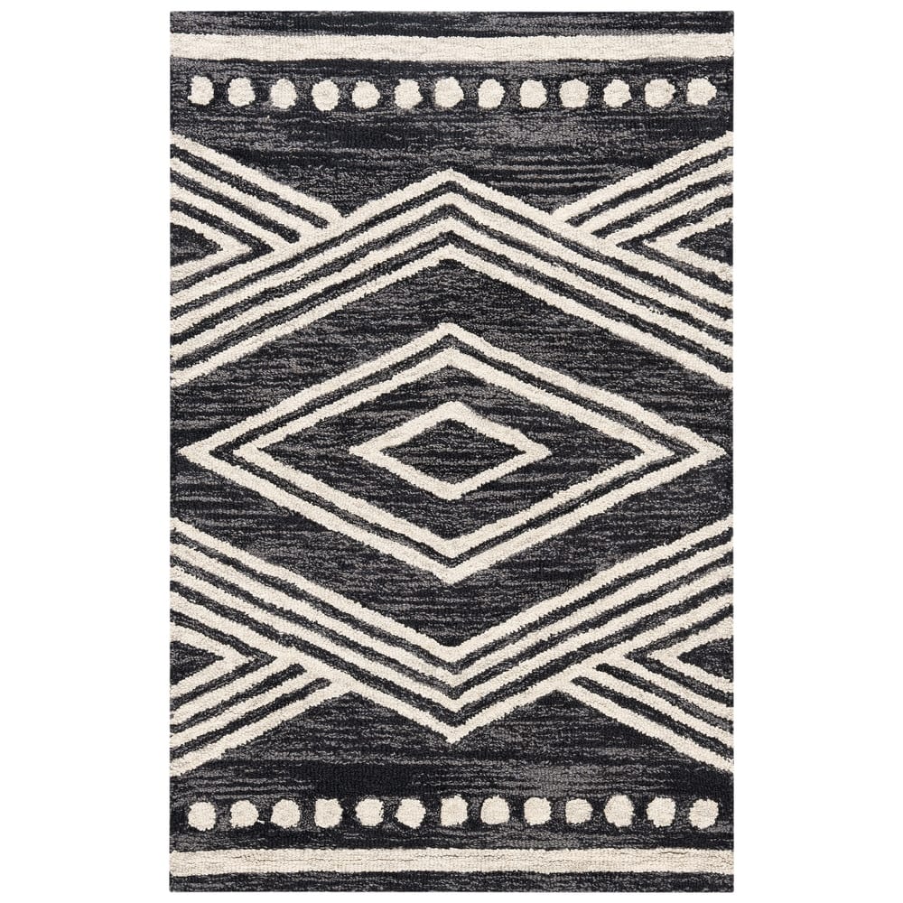 SAFAVIEH Handmade Micro-Loop Gudula Moroccan Wool Rug