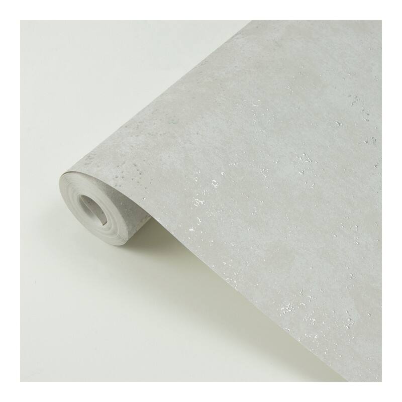 Brewster Drizzle Silver Speckle Wallpaper - 27.5 x 396 x 0.025