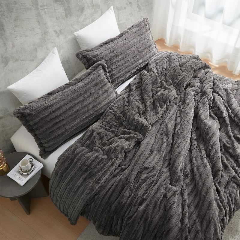 You're Makin Me Plush® - Coma Inducer® Oversized Comforter Set - Petrified Oak