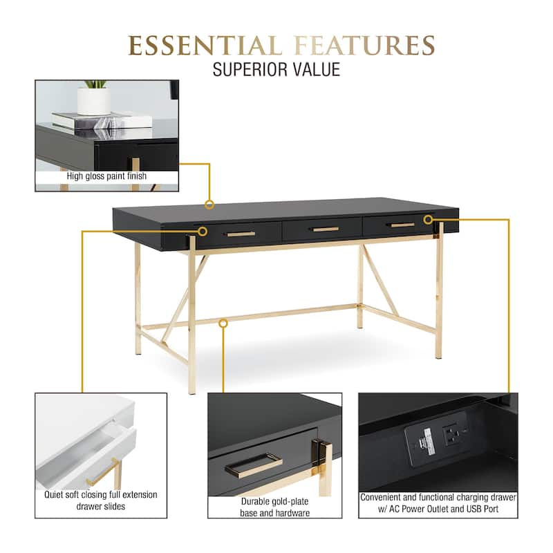 Broadway Desk - Black