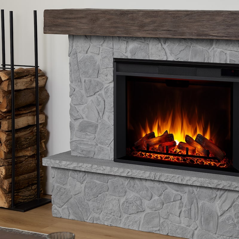 Odette Grand Electric Fireplace by Real Flame