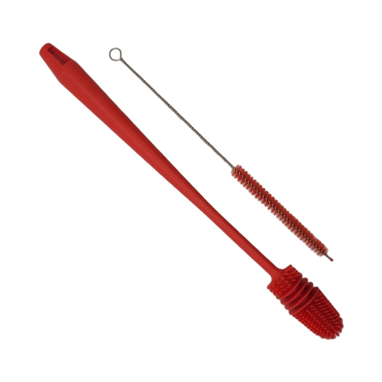 Handy Housewares 13" Long Reusable Drinking Bottle & Straw Cleaning Brush Set