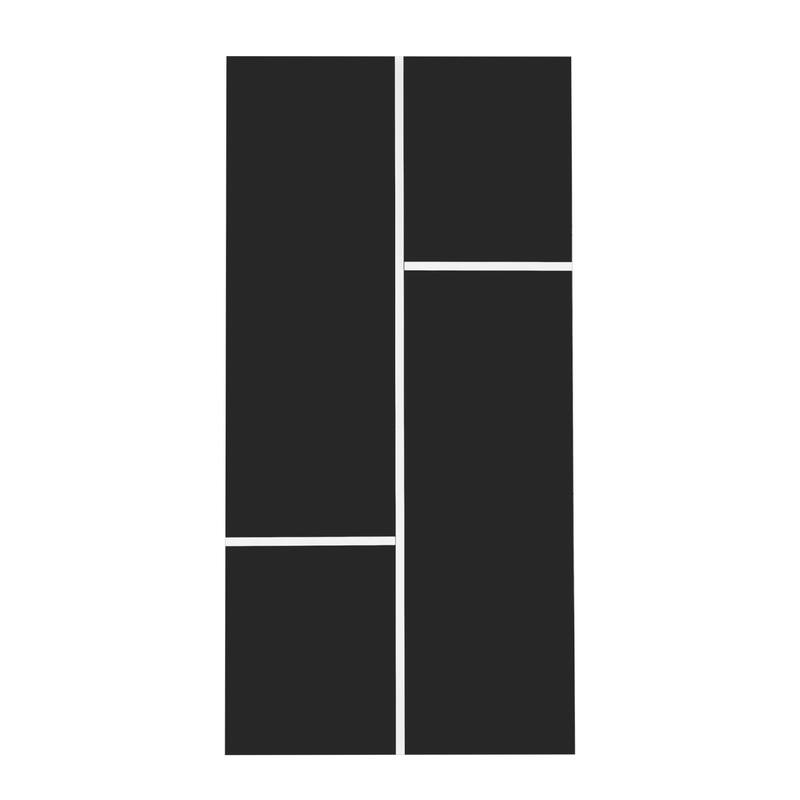 HomeRoots 47" Black Wood Extendable Coffee Table With Storage - 47.20 in. x 15.60 in. x 23.60 in.