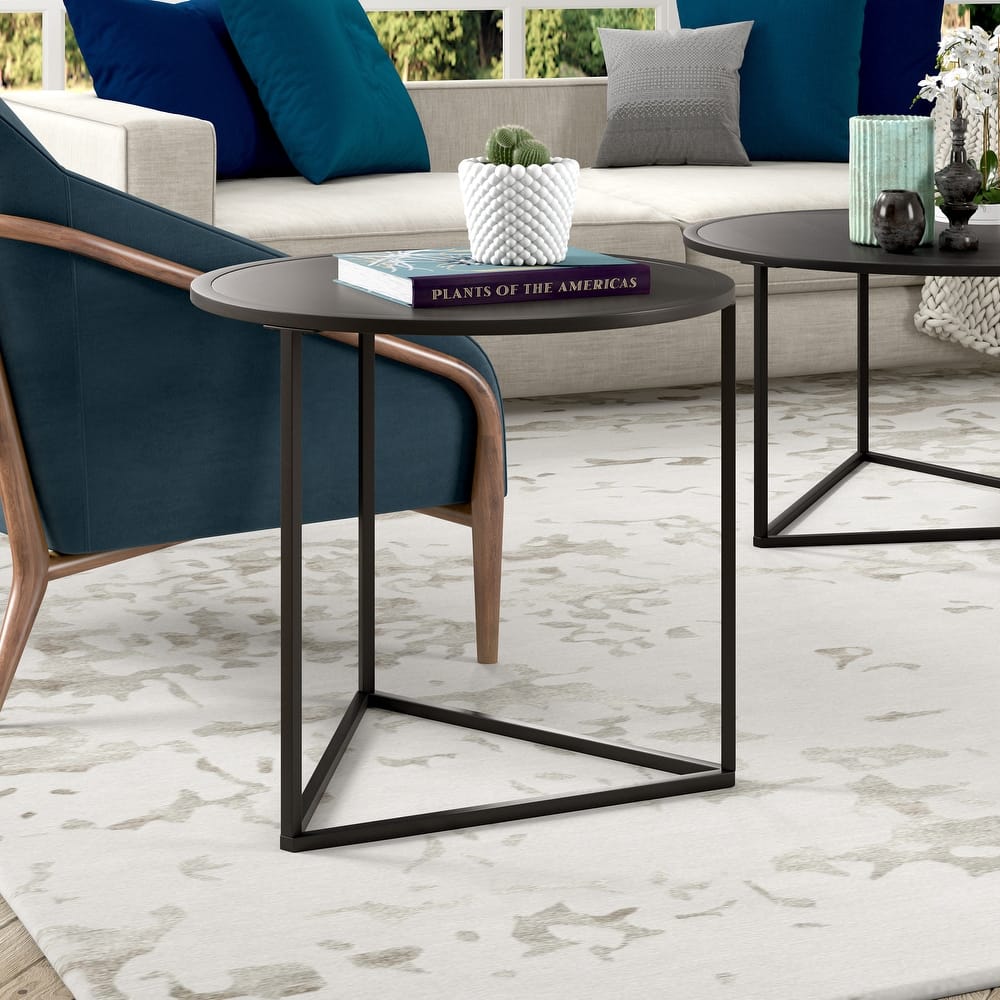 Jenson 24" Wide Round Side Table - 24" Wide