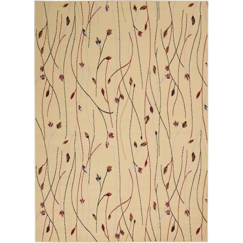 Nourison Grafix Floral Botanical Transitional Area Rug