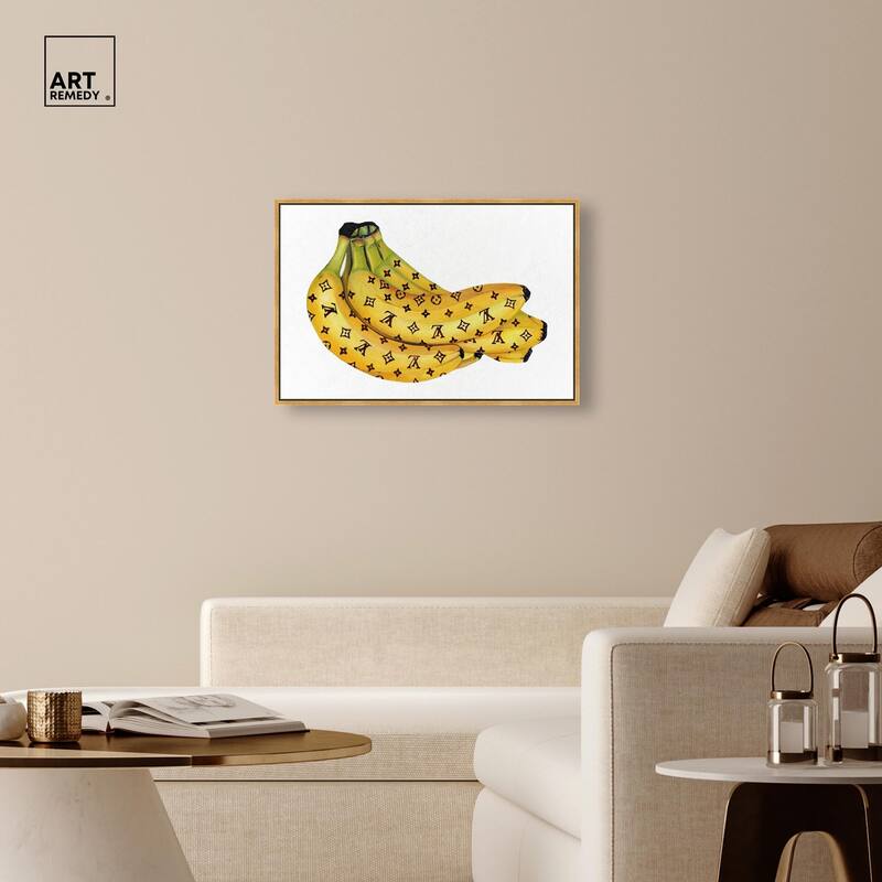 Fashion Bananas III Canvas by Art Remedy