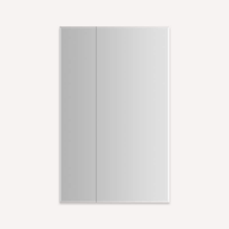 Robern MR3048D6FBE2 M Series Reserve 29-1/4" x 48" Frameless Double - Mirrored - Mirrored Finish