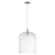 Option Clear Shade / Polished Nickel